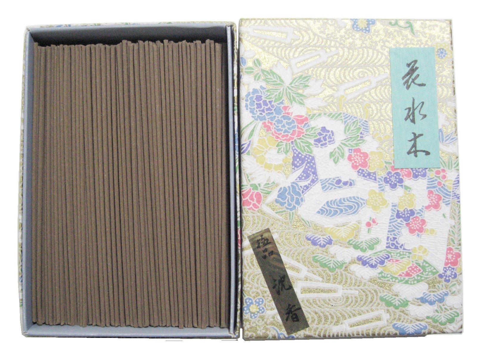 Awaji Baikundo Natural Agarwood Incense Premium Grade Agarwood Flower and 135g Sticks, Dogwood, #135