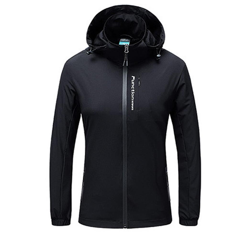 Dámský outdoorový bundový kabát s kapucí a kapucí na lyže do deště