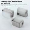 201 Stainless Steel Perforated Bracket Guided Nylon Bearing Mobile Door Pulley Positioning Roller Household Hardware Accessories