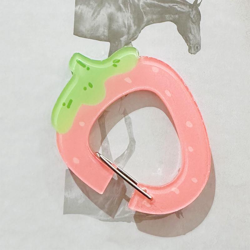 Cartoon Cute Musical Notes Carabiner Ins Acrylic Mobile Phone Pendant Backpack Hanging Handbook Decoration Gifts