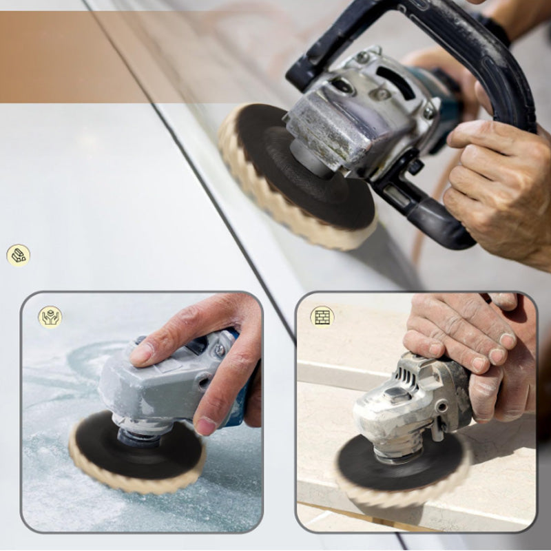 Metal Polishing Buffing Compound Set Wool Felt Flap Polishing Wheel Disc or Wax For Aluminum Stainless Steel Jewelry