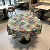 Dining Kitchen Party Event Family Gathering Small Round Cotton Tablecloth