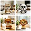 Cardboard Animal Wooden Eyeglass Display Stand - Creative Desktop Small Decoration - for Children's Day, Bedside Decoration
