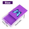 Diamond Painting Tool Tray With Drilling Plate,Cover Butterfly Print Beads Container Tray 5D DIY Diamond Embroidery Accessories