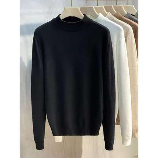 "2024 Spring Men's Ulzzang Style Hole Sweater - Korean Couple BF Jacket"