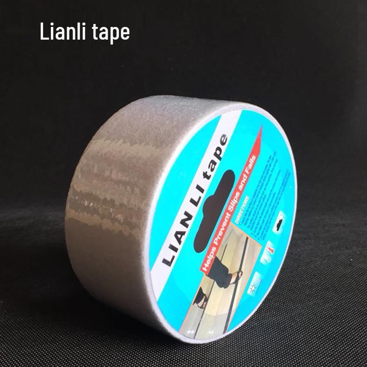 Black & Yellow Wear-Resistant Anti-Slip Tape, Sandpaper Surface, 50mm x 5M for Stairs & Floors