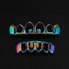 Set da 2 Pezzi Classic Charm Grillz per Denti Grillz Lucidi Vuoti per Denti Apparecchi Dentali Decorazione Denti
