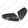 2pcs For Honda Civic 10th 2016-2020 Carbon Fiber Pattern Rear View Side Mirror Cover Cap Wing Trim Shell Sporty Modification Par