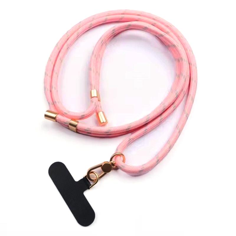 Neck Phone Lanyard 6mm Thick Polyester Rotating Buckle Strap with Tether Tab,Total Length: 150cm G