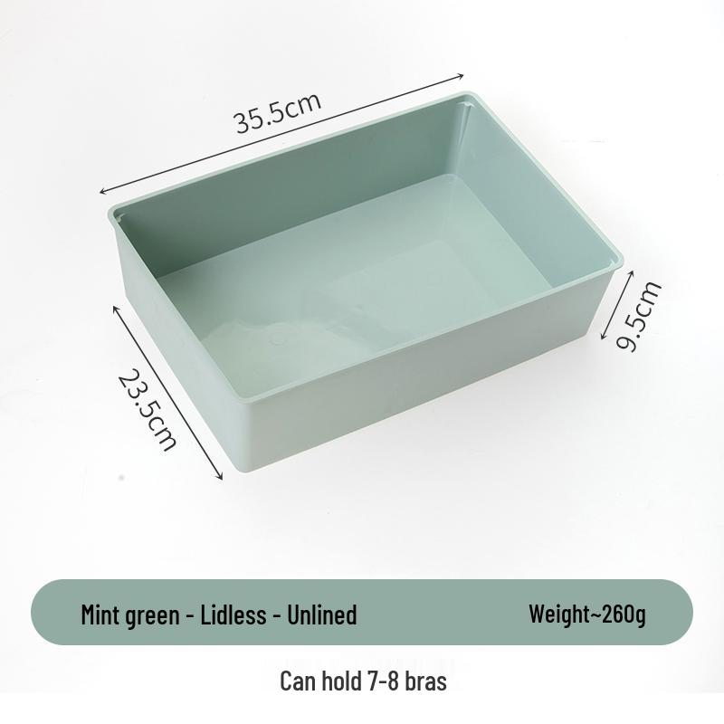 Large Capacity Drawer Organizer Box for Underwear, Socks, Bras, and Pants