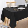 DWCN Tablecloth, Water-Repellent, Solid Color, Nordic Style, Stain-Resistant, Heat-Resistant, Rectangular, Washable Polyester Table Cover for Dining a