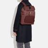 New COACH Sullivan Fabric With Cow Leather Backpack Large Women's Burgundy CG775-B4WN