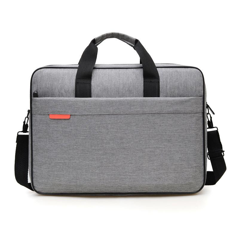 TS JYL laptop bag,Simple Laptop Bag Business Handheld Meeting Document Briefcase 15.6 inches серый