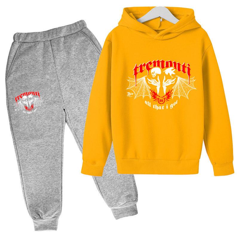 Autumn Winter Tremonti "All That I Got" Rock Band Printed Hoodies Sweatpants Set Fashionable Casual Warm Sports Long Sleeved Pants Men's Sport Wear