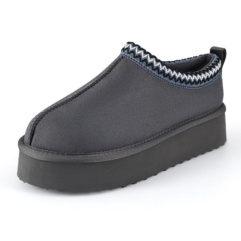 Fashion Smile Winter Fuzzy Women Shoes Classic Brand Suede Women Slippers Outdoor Fuzzy Antiskid Shoes Women Indoor Fluffy House Shoes