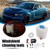 1.5L 12V Universal Windscreen Washer Bottle Tank Pump Wiper System Reservoir Kit Fluid Nozzle Sprayer Car Windshield Clean Tools