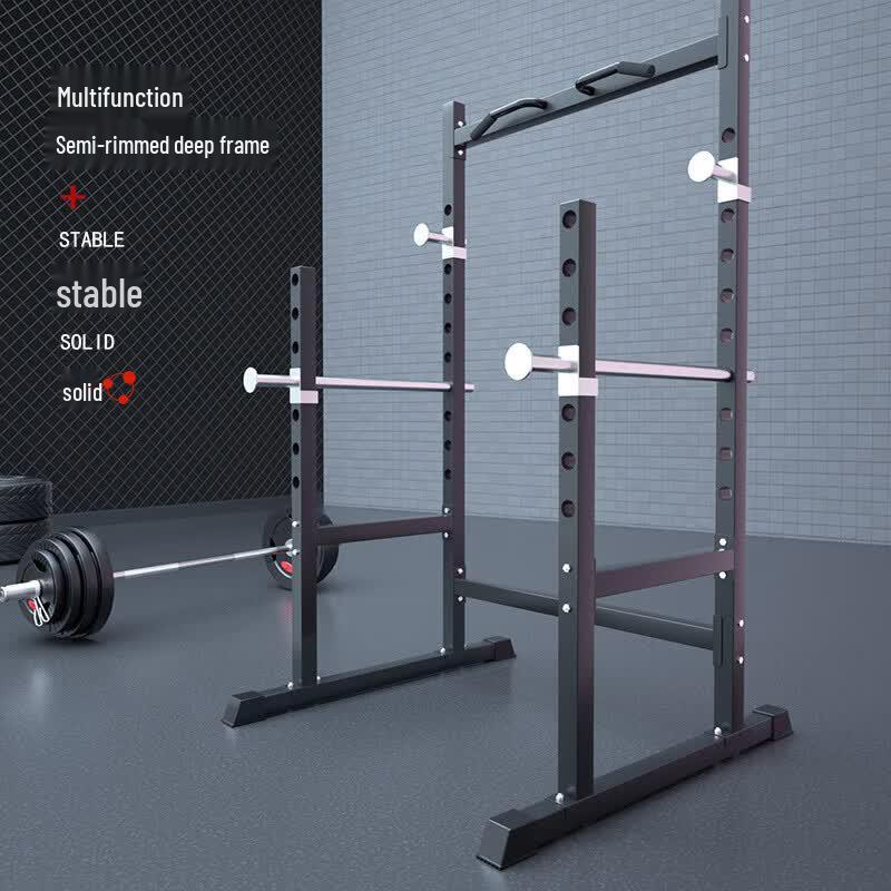 Adjustable Multi-functional Squat and Bench Press Rack