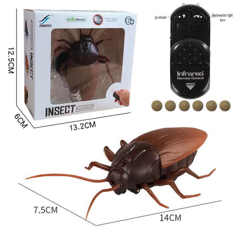 Bionic Remote-Controlled Animal Toy: Cockroach, Centipede, Frog, Crab, Prank Spider, Boa Constrictor, Mouse.