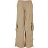 Urban Classics Womens/Ladies Nylon Crinkled Wide Cargo Trousers