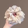 Charming Floral Double-Layer Scrunchie - Youthful, Fresh, Sweet Hair Accessory
