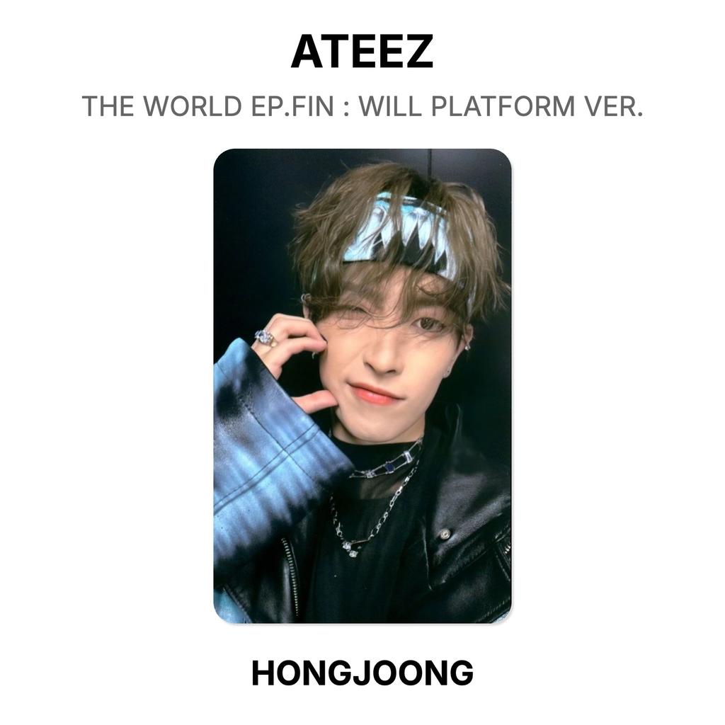 ATEEZ THE WORLD EP.FIN : WILL PLATFORM VER. Official Photocard