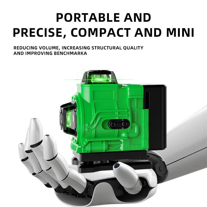 4D16 Green Laser Level for Outdoor Use - High Precision Mini Level Tool