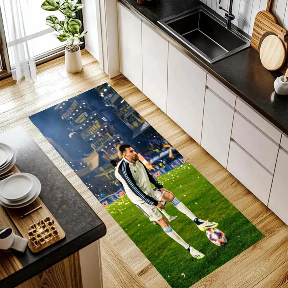 Messi Kitchen Mats Durable Bathroom Pads Comfortable Rugs Carpets For Kitchen Home Office Sink Laundry Room Bathroom Decor