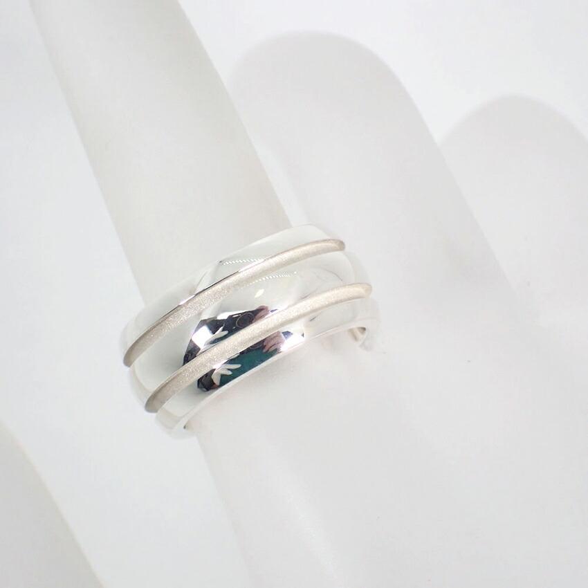 [Used] TIFFANY 925 Double Line Ring / Size 10 / j51-10