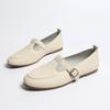22 years old new French single shoes round head Mary Jane shoes late evening retro low heel elegant small leather shoes