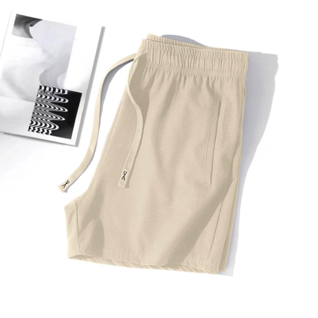 Shorts de plage décontractés d'été pour femmes, amples, respirants, haute élasticité, soie glacée, séchage rapide