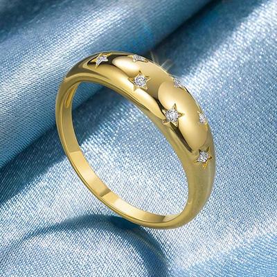 Five-Pointed Star Ring: Stylish & Trendy Women's Fashion Accessory