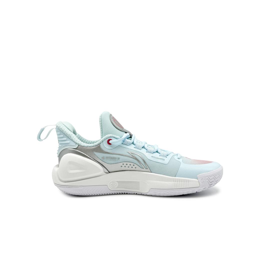 Li Ning Speed 9 Fiery Cushioning Slip Resistant Rebound Low Top Basketball Shoes Men's Blue, Red ABPT001-6(Team1496-)