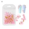 200Pcs Acrylic Crystal 3D Flower Nail Art Decoration Cute Mixed Size Manicure _A