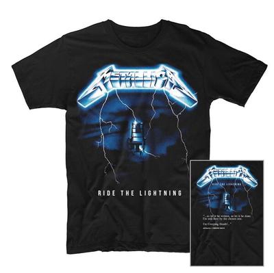 Metallica Ride The Lightning Koszulka MĘSKA DAMSKA Koszulka Unisex