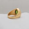Pear Cut Green Peridot 925 Sterling Silver yellow gold fill ring jewelry, Handmade Peridot Ring
