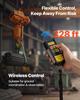2000 kg Electric Chain Hoist, 6 m Lifting Height, Three-Phase Overhead Crane with 100 m Wireless Remote Control, Single G100 Chain Electric Lift Hoist