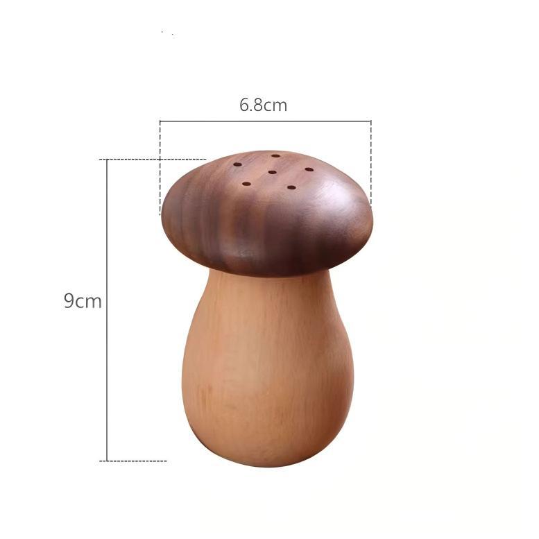 

Wooden Toothpick Holder Storage Box Mushroom Shaped Toothpicks Box Dispenser Home Restaurant Kitchen Storage Table Decoration