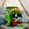 Marvin the Martian1 printed throw blanket—lightweight,soft,warm;versatile blanket for all seasons—perfect as &air-conditioning throw,nap blanket