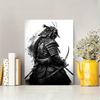 Framed Art Canvas Poster Japanese Samurai Sword Dagger Painting Wall Decoration Home and Dormitory Decoration with Frame