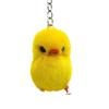 Cute Yellow Duck Real Mink Fur Plush Keychain Pendant
