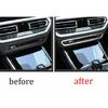 Console Volume Button Control Trim Fit For BMW 3-Series G20 - Silver ABS