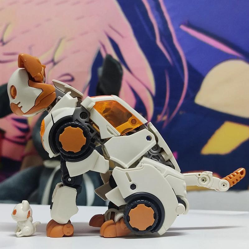 52toys Beastbox Bd-16 Fickle Step Mecha Robot Action Figure Assembly Model Convertible Cube Collectible Trendy Blind Box Gift