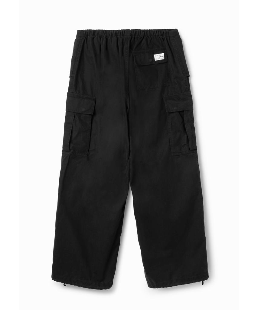 SIO Cargo Cotton Big Pants_Black