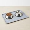 Pet Bowl Mat Anti-Slip Waterproof Raised Edge Pet Food Mat Silicone Pet Feeding Mat for Cats Dogs Water Bowl Food Dish
