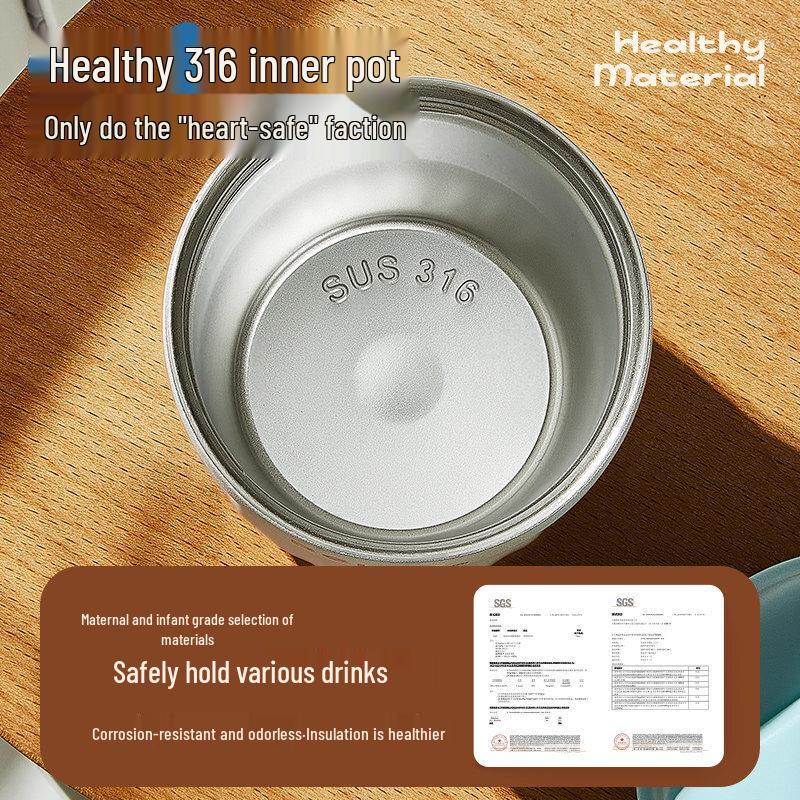 RELEA Compact Stainless Steel Thermos Coffee Cup