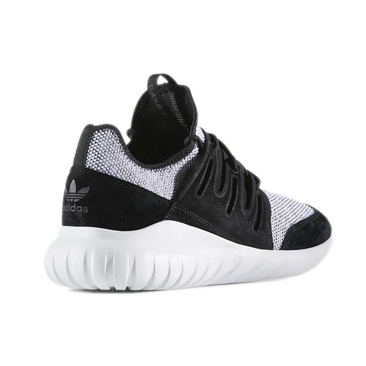 Adidas Tubular Radial Black Unisex Sneakers White CQ1410