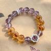 Natural crystal bracelet ametrine women's bracelet bead jewelry gift