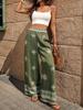 Women S High Waisted Printed Wide Leg Pants Loose Casual Long Trousers Beach Vacation Style