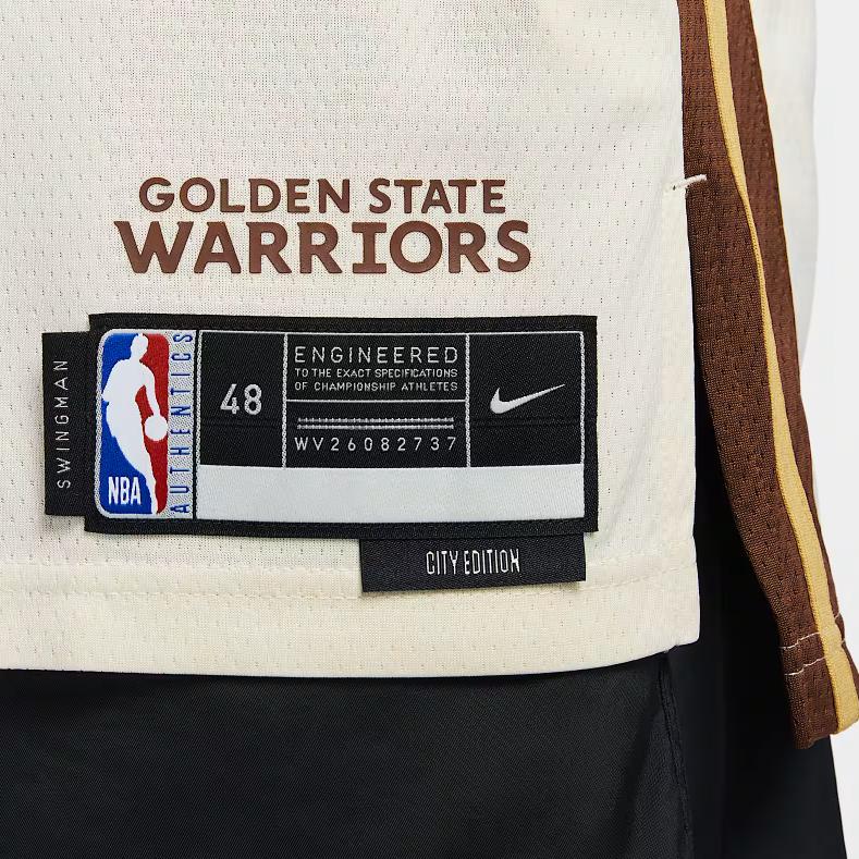 Nike Stephen Curry Golden State Warriors City Edition Big Kids' Nike Nba Swingman Jersey HM5981-123
