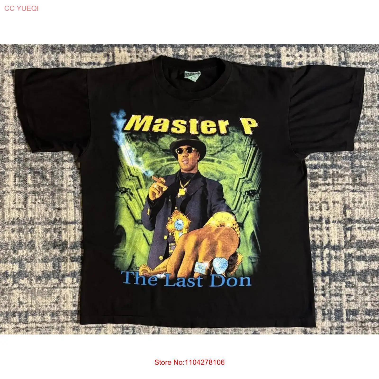 Vintage 1998 Master P The Last Don Rap T Shirt Size L No Limit Records Mystikal 90s vintage Washed Top For Everyday Wear S разноцветный